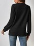 Damen Frühling/Herbst Oberbekleidung Lässig Reißverschluss Unifarben Langarm Jacke