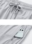 Damen Hose Elastische Taille Haremshosen Täglich Ausgehen Lässig Reißverschluss Nylon Unifarben Frühling/Herbst Hose