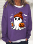 Süß Geist Halloween Lässig Sweatshirt