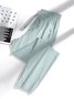 Damen Hose Elastische Taille Haremshosen Täglich Ausgehen Lässig Reißverschluss Nylon Unifarben Frühling/Herbst Hose