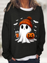 Süß Geist Halloween Lässig Sweatshirt