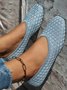 Alle Jahreszeiten Unifarben Textil Lässig Flache Schuhe