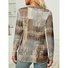 Damen Langarm T-Shirts T-Shirt Frühling/Herbst Geometrisch Jersey Rundhals Täglich Ausgehen Lässig Oberteile