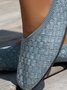 Alle Jahreszeiten Unifarben Textil Lässig Flache Schuhe