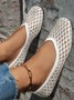 Alle Jahreszeiten Unifarben Textil Lässig Flache Schuhe