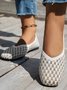 Alle Jahreszeiten Unifarben Textil Lässig Flache Schuhe