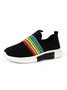 Unifarben Lässig Alle Jahreszeiten Textil Flyknit Sneakers
