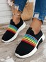 Unifarben Lässig Alle Jahreszeiten Textil Flyknit Sneakers