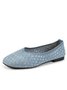 Alle Jahreszeiten Unifarben Textil Lässig Flache Schuhe