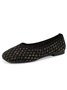 Alle Jahreszeiten Unifarben Textil Lässig Flache Schuhe