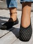 Alle Jahreszeiten Unifarben Textil Lässig Flache Schuhe