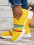 Unifarben Lässig Alle Jahreszeiten Textil Flyknit Sneakers