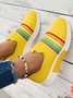 Unifarben Lässig Alle Jahreszeiten Textil Flyknit Sneakers