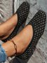 Alle Jahreszeiten Unifarben Textil Lässig Flache Schuhe