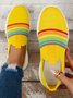 Unifarben Lässig Alle Jahreszeiten Textil Flyknit Sneakers