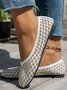 Alle Jahreszeiten Unifarben Textil Lässig Flache Schuhe