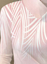Damen Langarm Bluse Frühling/Herbst Geblümt Print Täglich Ausgehen Retro Oberteile