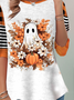 Damen Langarm T-Shirts T-Shirt Frühling/Herbst Halloween Jersey Rundhals Täglich Ausgehen Lässig Oberteile