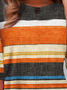 Damen Langarm T-Shirts T-Shirt Frühling/Herbst Gestreift Print Jersey Rundhals Täglich Ausgehen Retro Oberteile