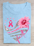 Damen Textbriefe Kurzarm T-Shirts T-Shirt Rundhals Lässig Sommer Oberteile