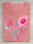Damen Textbriefe Kurzarm T-Shirts T-Shirt Rundhals Lässig Sommer Oberteile