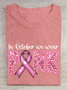 Damen Textbriefe Kurzarm T-Shirts T-Shirt Rundhals Lässig Sommer Oberteile