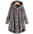 Damen Frühling/Herbst Oberbekleidung Lässig Unifarben Langarm Kapuze Jacke