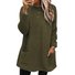 Damen Langarm Frühling/Herbst Unifarben Fluff/Granular-Fleece-Stoff Kleid Rundhals Täglich Ausgehen Lässig Midi H-Linie