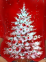 Damen Langarm T-Shirts T-Shirt Frühling/Herbst Weihnachtsbaum Print Jersey Rundhals Urlaub Ausgehen Lässig Oberteile