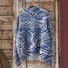 Damen Rollkragen Geometrisch Lässig Frühling/Herbst Langarm Sweatshirt