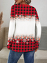 Damen Langarm T-Shirts T-Shirt Frühling/Herbst Kariert Jersey Rundhals Täglich Ausgehen Lässig Oberteile