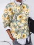 Damen Rundhals Geometrisch Reißverschluss Lässig Frühling/Herbst Langarm Sweatshirt