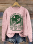 Damen Winter 3d Drucken Lässig Langarm Rundhals Strickpullover