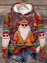 Damen Kapuze Ethnisch Lässig Frühling/Herbst Langarm Sweatshirt