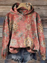 Damen Kapuze Ethnisch Lässig Frühling/Herbst Langarm Sweatshirt
