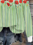 Damen Rundhals Geblümt Lässig Frühling/Herbst Baumwolle Langarm Sweatshirt
