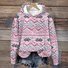 Damen Kapuze Tier Lässig Frühling/Herbst Langarm Sweatshirt