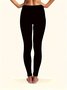 Damen Lässig Weihnachten Jersey Alle Jahreszeiten Lang Leggings