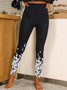 Damen Lässig 3d Drucken Jersey Alle Jahreszeiten Lang Leggings
