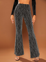 Damen 3d Drucken Lang Hose Lässig Frühling/Herbst Hose