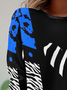 Damen Langarm T-Shirts T-Shirt Frühling/Herbst Leopard Jersey Rundhals Täglich Ausgehen Lässig Oberteile