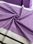 Damen Jersey Geometrisch Täglich Ausgehen Zwei Stücke Set Langarm Lässig Frühling/Herbst Bluse mit Hose Matching Set