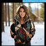 Damen Herbst Oberbekleidung Lässig Geometrisch Langarm Kapuze Jacke