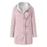 Winter Jacken Damen Veloursleder Kapuze Mantel Verdicken Vlies Langarm Kapuze Coat