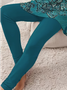 Damen Jersey Ethnisch Täglich Ausgehen Zwei Stücke Set Langarm Lässig Frühling/Herbst Bluse mit Hose Matching Set