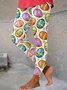 Damen Geometrisch Lässig Alle Jahreszeiten Lang Leggings