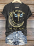 Damen Geometrisch Kurzarm T-Shirts T-Shirt Rundhals Lässig Sommer Oberteile