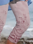 Damen Geblümt Caprihosen Elastische Taille Hose Lässig Sommer Hose