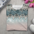 Damen Geblümt Langarm T-Shirts T-Shirt Rundhals Print Lässig Frühling/Herbst T-Shirt mit Grafik Oberteile