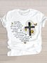 Damen Geblümt Kurzarm T-Shirts T-Shirt Rundhals Lässig Sommer Oberteile